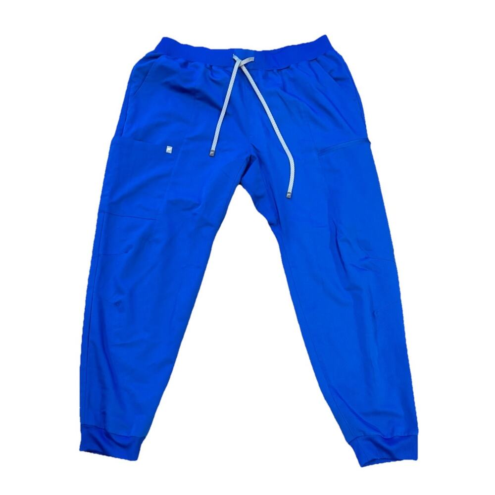 Fabletics Royal Blue Scrub Cuffed Joggers Feel Good Performance Fabric Mens XXL